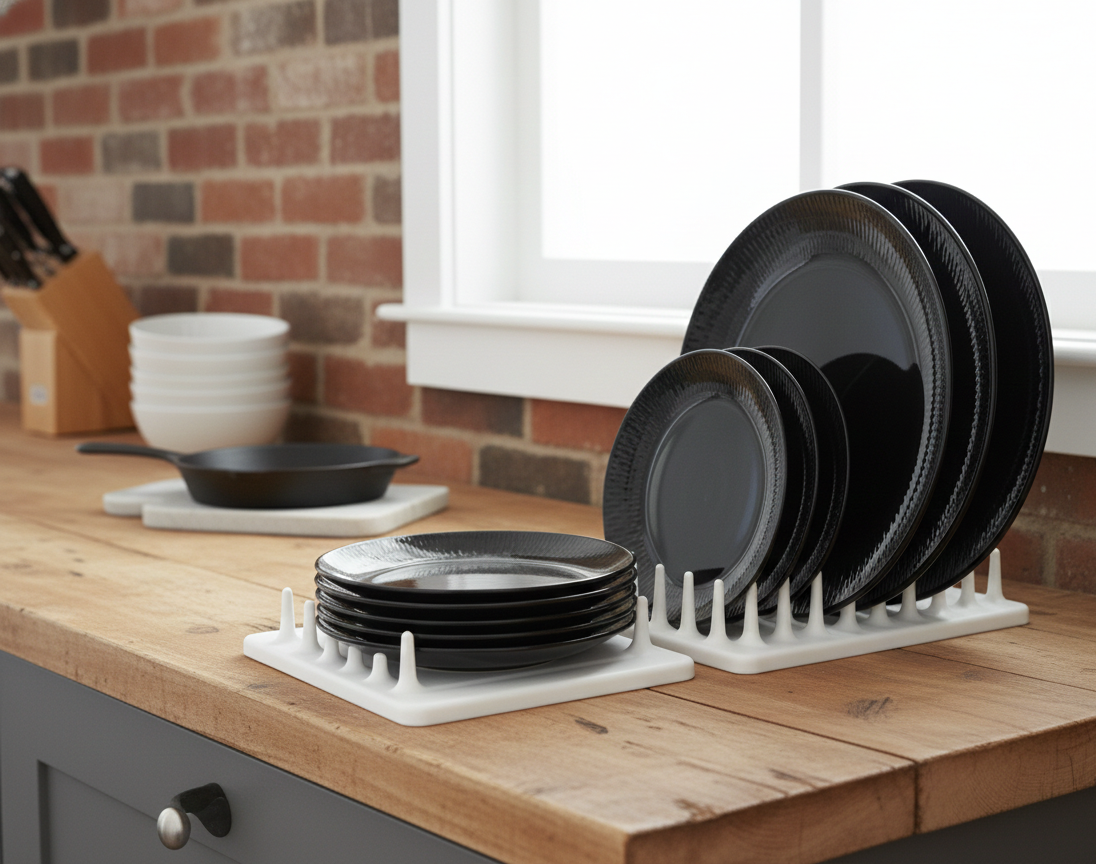 Dinner Plate Stand Detail